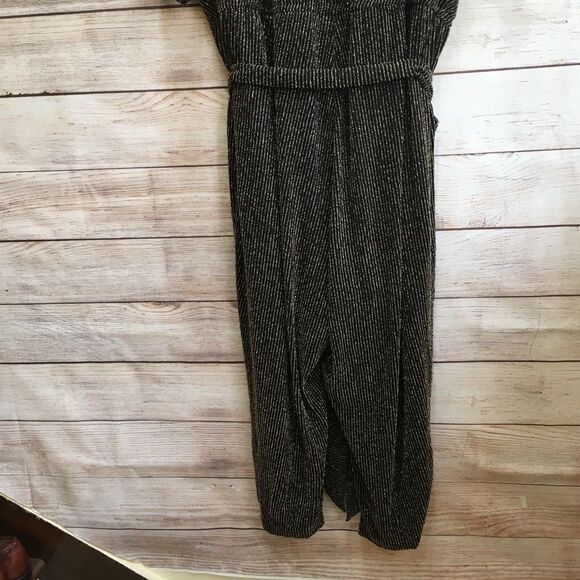 TORRID SHIMMER SURPLICE METALLIC JUMPSUIT - Picture 8 of 9